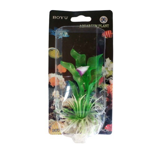 Boyu Artificial Plastic Plant for Aquarium Decoration AP038 4 Inch