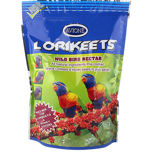 Avione Lorikeets Wet Wild Bird Nectar 1kg 
