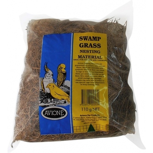 Avione Large Swamp Grass For Finches & Canaries 110g 
