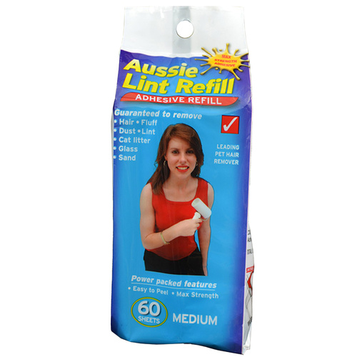 Aussie Lint Roller Pet Hair Remover Refill Medium