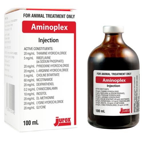 Jurox Aminoplex Vitamins & Amino Acids For Animals 100ml 