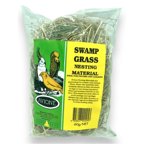 Avione Swamp Grass Nesting Material for Finches & Canaries 60g