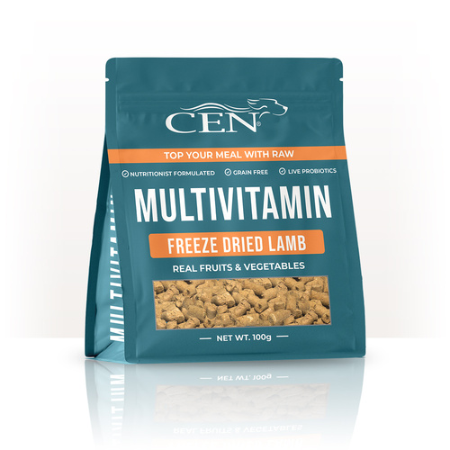 CEN Dog Multivitamin Freeze Dried Lamb Dog Supplement Fruits & Vegetables 100g