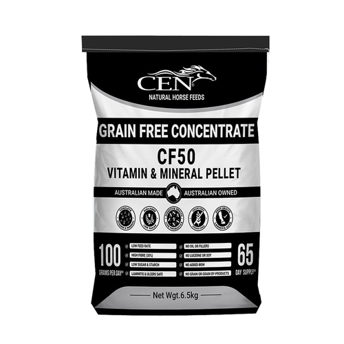 CEN CF50 Vitamin & Mineral Pellet Grain Free ConCENtrate for Horses 6.5kg