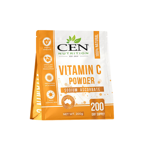 CEN Vitamin C Powder Sodium Ascorbate 200 Day Supply for Horses 200g