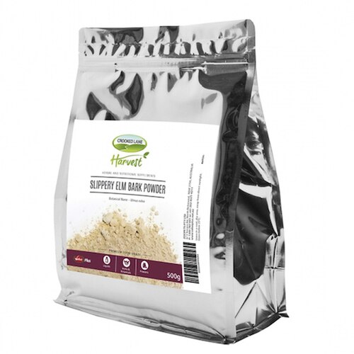 Crooked Lane Harvest Slippery Elm Bark Powder Herbal Supplement 500g