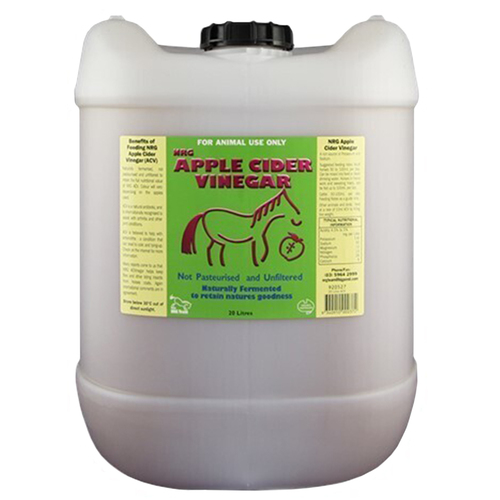 NRG Apple Cider Vinegar Natural Fermented Horse Supplement 20L 