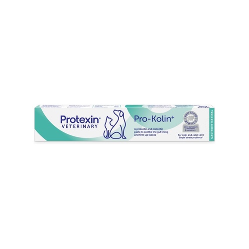 Protexin Pro Kolin+ Syringe Probiotic & Prebiotic Paste for Dogs & Cats 15ml