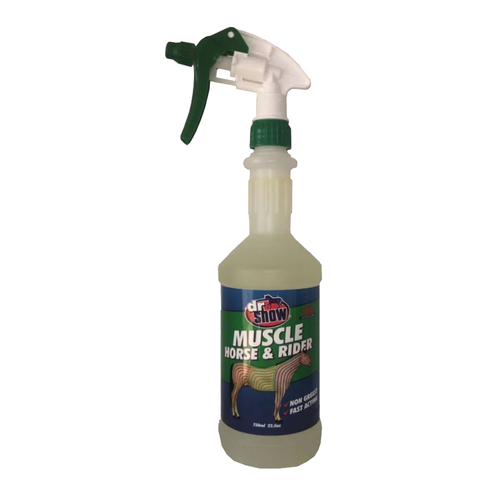 Dr Show Muscle Horse & Rider Non-Greasy Fast Acting Spray 750ml