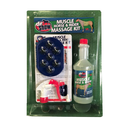 Dr Show Muscle Horse & Rider Non-Greasy Fast Acting Massage Kit