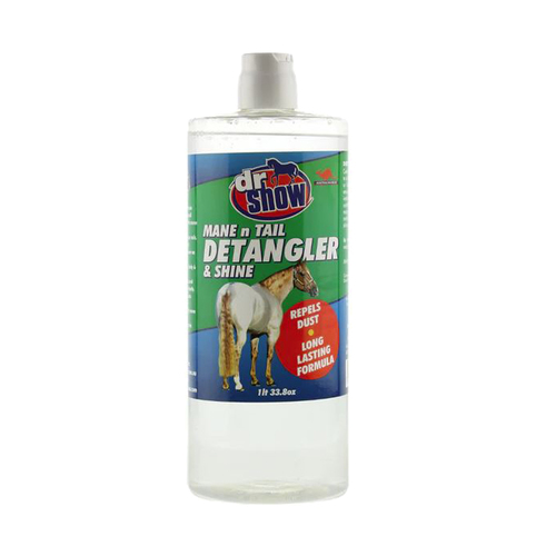 Dr Show Mane & Tail Detangler & Shine Repels Dust for Horses 1L