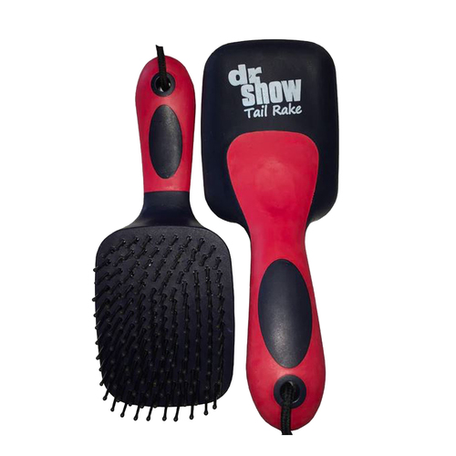Dr Show Tail Rake Heavy Duty Hair Tangle Grooming Brush for Horses