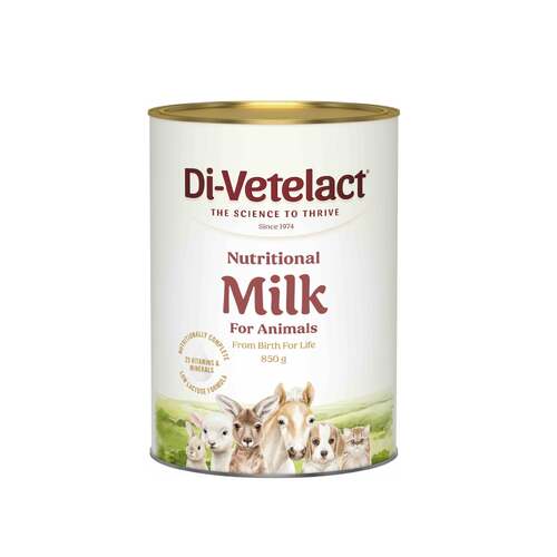 Di-Vetelact Nutritional Milk Nutritional Support & Milk Replacer for Animals 850g