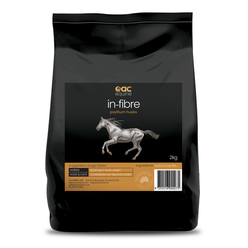 EAC Animal Care In-Fibre Psyllium Husk for Horses Dogs & Cats 2kg