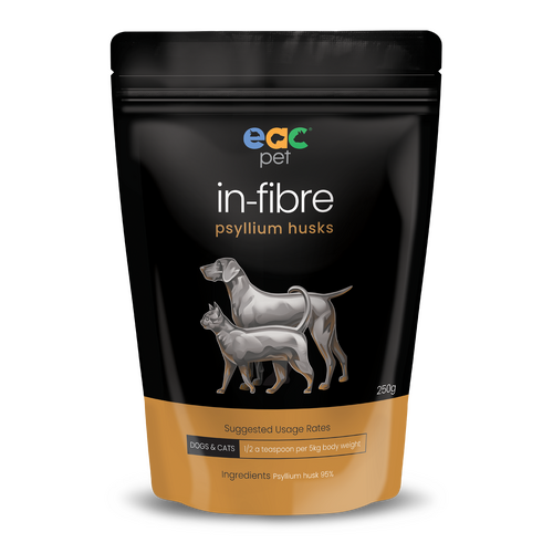 EAC Animal Care In-Fibre Psyllium Husk for Horses Dogs & Cats 250g