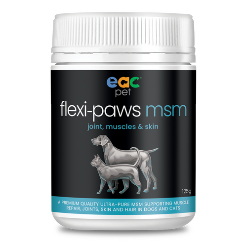 EAC Animal Care Flexi-Paws MSM Joint Supplement for Dogs & Cats 125g