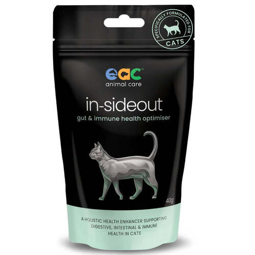 EAC Animal Care In-Sideout Gut & Immune Health Optimiser for Cats 40g (OB*)