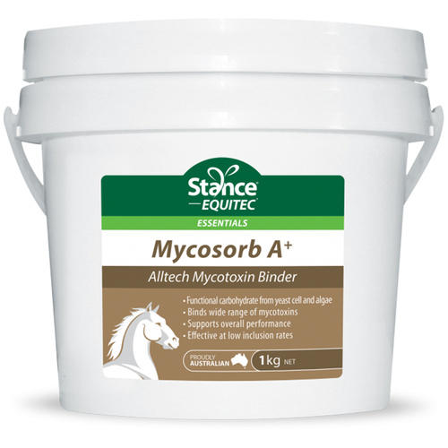 Stance Equitec Mycosorb A+ Horses Alltech Mycotoxin Binder 1kg 