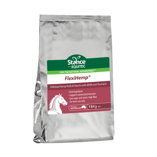 Stance Equitec FlexiHemp Joint Function Support Horse Pellet 15kg