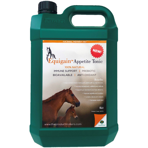 Equigain Appetite Tonic Immune Support Supplement 5L