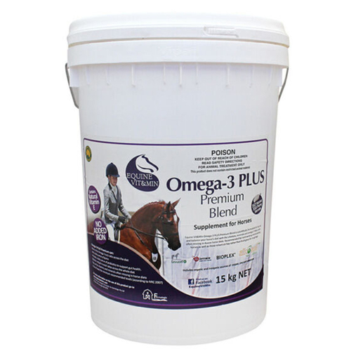 Equine Vit&Min Horses Omega-3 Plus Premium Supplement 15kg 