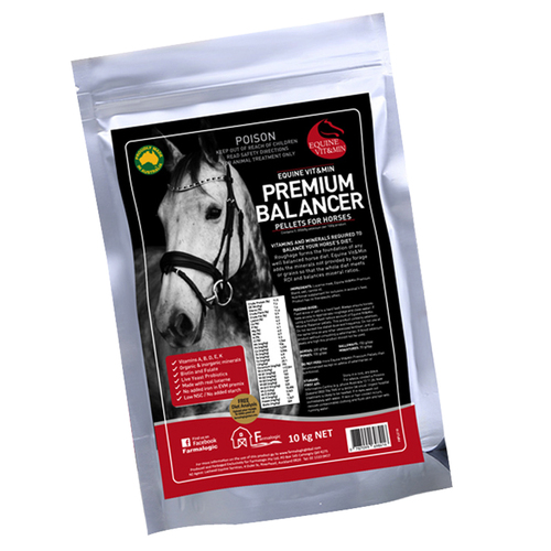 Equine Vit&Min Premium Balancer Horse Pellet 10kg 