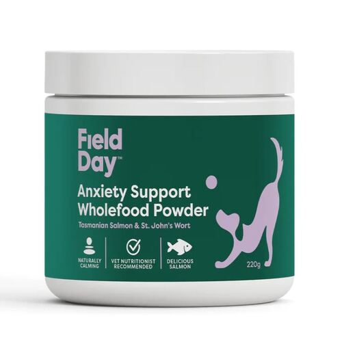 Field Day Anxiety Support Wholefood Powder Dog Supplement 220g