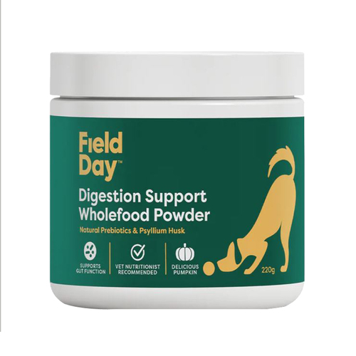 Field Day Digestion Support Wholefood Powder Dog Supplement 220g