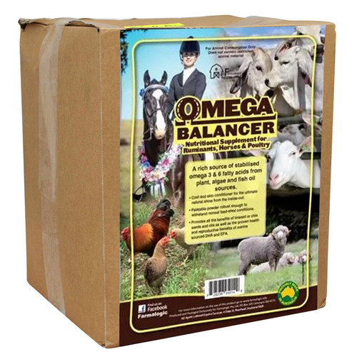 Farmalogic Omega Balancer Supplement for Ruminants Horses & Poultry 8kg