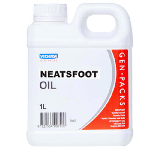 Gen Pack Neatsfoot Oil Refined Natural Leather Protector 1L 