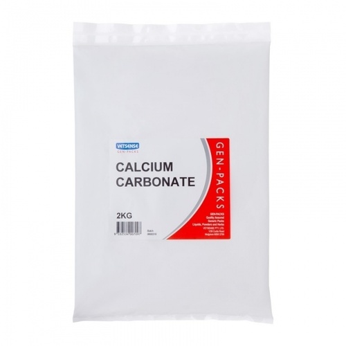Gen Pack Calcium Carbonate Animal Feed Grade Powder 2kg 