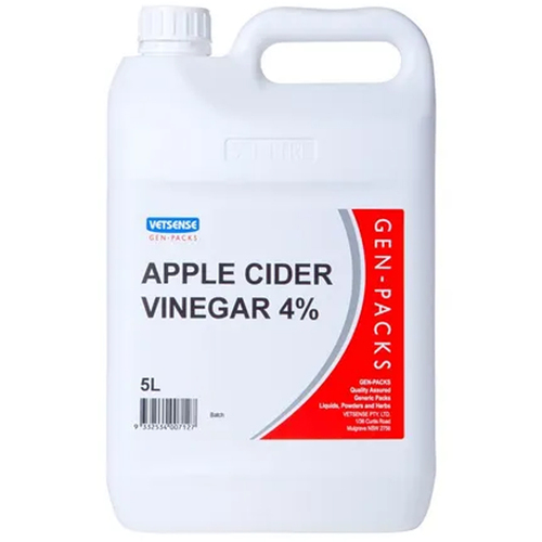 Gen Pack Apple Cider Vinegar 4% Animal Feed Supplement 5L 