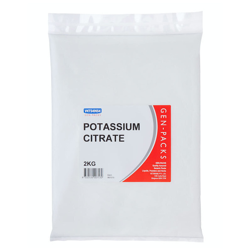 Gen Pack Potassium Citrate Horses Muscle & Joint Supplement 2kg 