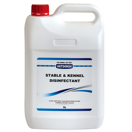 Vetsense Stable & Kennel Aviary Cage Disinfectant Cleaner 5L 