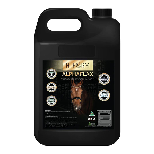Hi Form Alphaflax Pure Cold Pressed Flaxseed Oil for Horses 2L