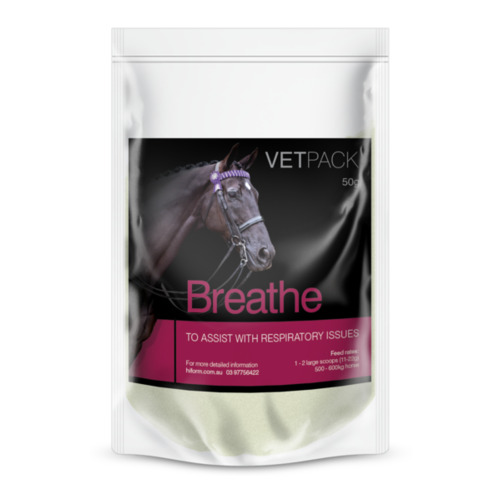 Hi Form Breathe Easy Horses Respiratory Supplement Vet Pack 50g