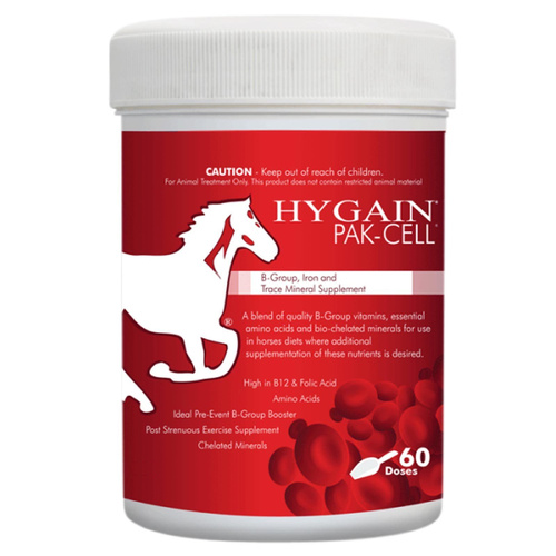 Hygain Pak-Cell Horses B Group Iron & Trace Mineral Supplement 1.25kg 