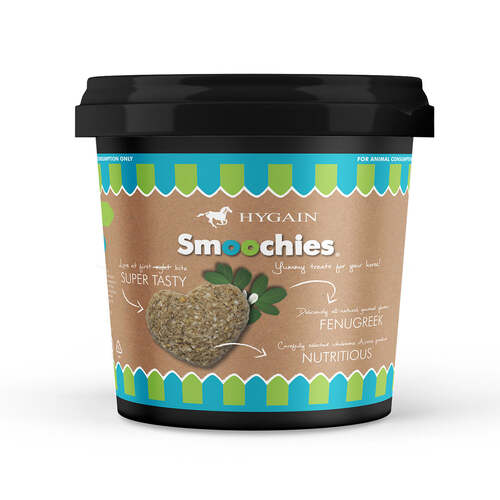 Hygain Smoochie Horses Heart-Shaped Biscuit Treats Bucket 4kg