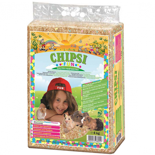 Chipsi Fun Bedding Animal Wood Shavings Litter 4kg