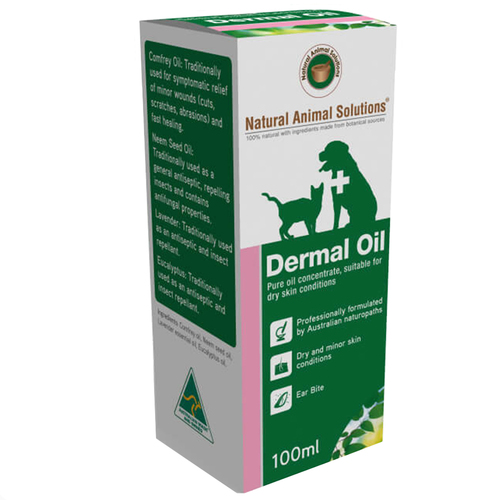 NAS Dermal Oil Pet Dry Skin Conditioner 100ml 
