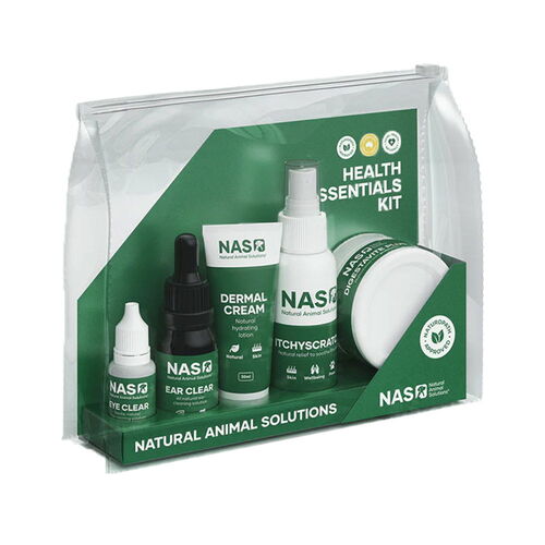 NAS Health Essentials Kit incl Eye Clear Ear Clear & Itchy Scratch