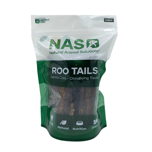 NAS Roo Tails Dental Care Occupying Dog Treats 4 Pack