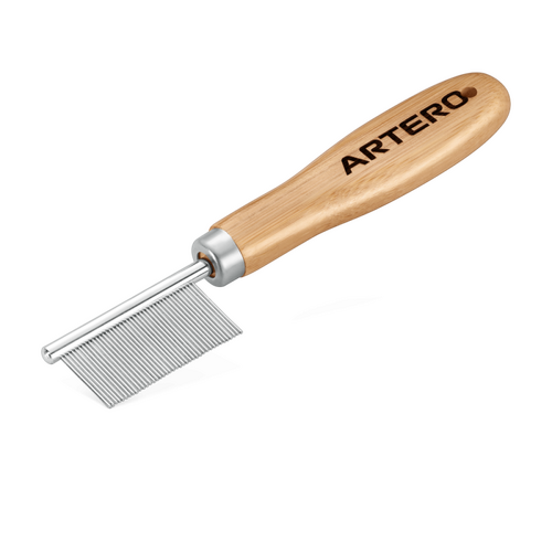 Artero Nature Collection Mini Face & Eye Wooden Handle Comb for Dogs 13cm