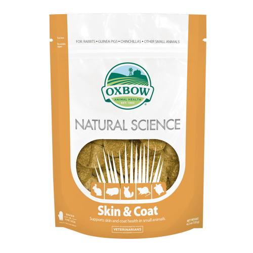 Oxbow Natural Science Skin & Coat Supplement for Small Animals 120g