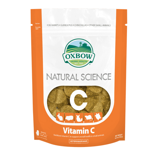 Oxbow Natural Science Vitamin C Supplement for Small Animals 120g