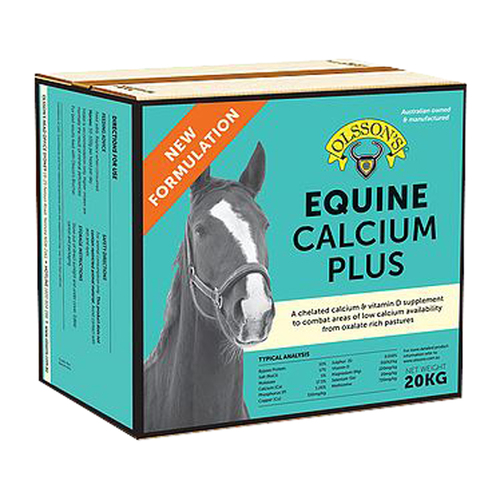 Olsson Equine Calcium Plus Horse Supplement 12 x 2kg