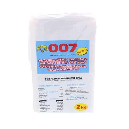 Olsson 007 Mineral Block Salt Lick Horse Feed Supplement 20kg