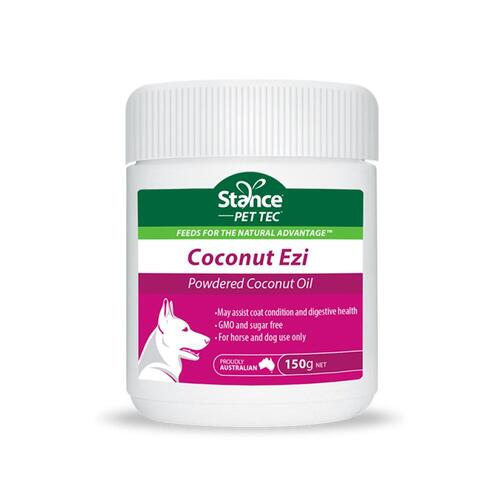 Stance Pet Tec Coconut Ezi Powdered Coconut Oil for Dogs & Horses 150g
