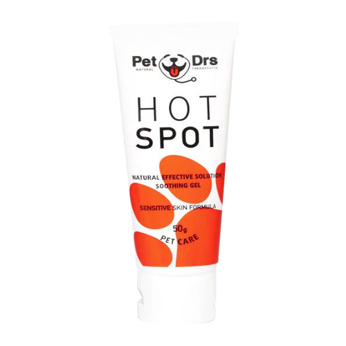Pet Drs Hot Spot Natural Skin Care Soothing Gel Solution for Dogs 50g