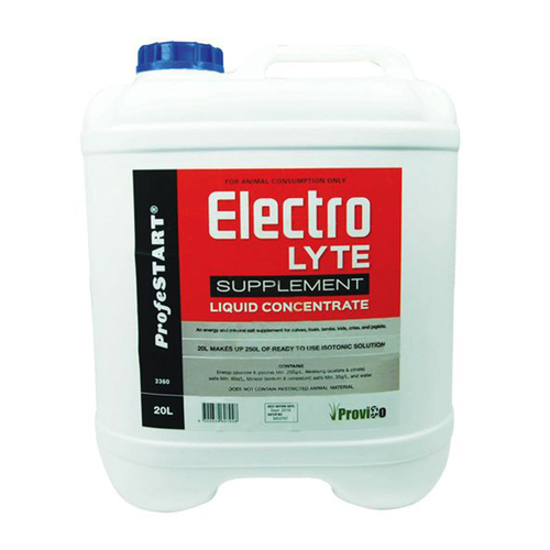 Profestart Electrolyte Liquid Concentrate Calves & Lambs Supplement 20L